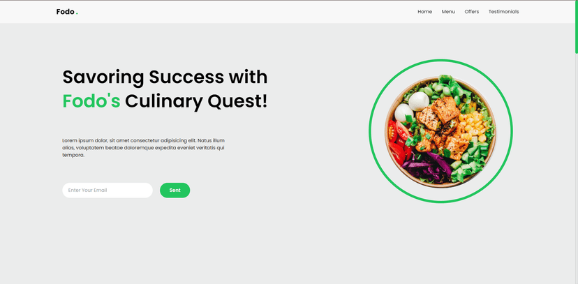 Fodo - (Resturant Website)